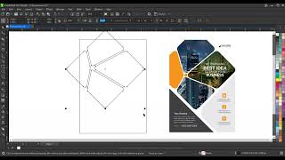 How to Create Corporate Flyer Design Template Using Coreldraw [upl. by Aneral353]