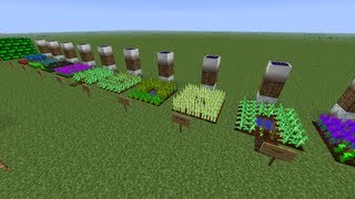 Minecraft IC2 IndustrialCraft Agriculture Crop Guide ep 3 Cropnalyzer Harvesting Seeds [upl. by Sudnak]