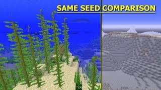 Oceans in Minecraft  Then VS Now 113  Cinematic [upl. by Eeslek]