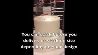 How to use Straws for Cake Supports [upl. by Gitt]