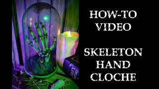 Yard HauntHalloween Prop HowTo Skeleton Hand Cloche [upl. by Niffirg]