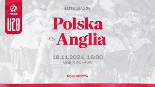 U20 Polska vs Anglia w Puławach  ZAPRASZAMY [upl. by Ynamreg]