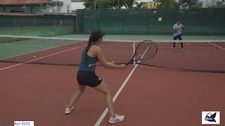 Natalia Padilla mexican Tennis player looking for a scholarship in US fall 2025 [upl. by Ahen]