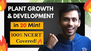 Plant Growth amp Development FAST One SHOT🔥  Full Revision in 20 Min  Class 11  NEET [upl. by Mayhs428]