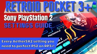 Retroid Pocket 3 PlayStation 2 Settings Guide amp Gameplay  AetherSX2  Retroid Pocket 3 Plus [upl. by Lynett397]