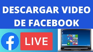 Descargar Videos de Facebook Gratis en 2023  Tutorial Paso a Paso RÁPIDO [upl. by Eanert]