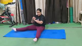 Inner amp Outer Thigh fatloss best Exercisesplz u must try this workout👍 [upl. by Bracci]