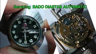 RADO DIASTAR AUTOMATIC  Servicing Rado Diastar Automatic [upl. by Hardej]