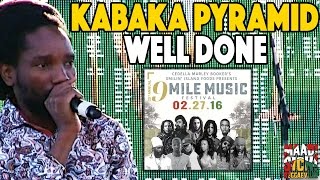 Kabaka Pyramid  Well Done  9 Mile Music Festival in Miami February 27th 2016 [upl. by Eidde368]