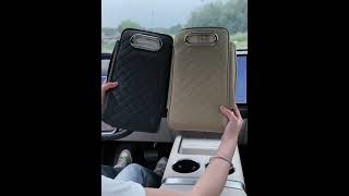 Multifunctional threeinone car armrest box heightening pad universal thickened storage bag car [upl. by Marieann]