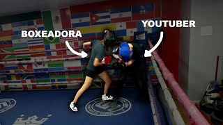 YOUTUBER VS BOXEADORAS [upl. by Venus574]