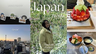 JAPAN VLOG 🍡TOKYO amp GINZA TeamLab Akihabara amp Anime Harajuku Shopping ANA Business Class [upl. by Eehsar]