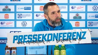 Chemnitzer FC  Pressekonferenz nach dem Heimspiel gegen den Berliner AK [upl. by Sammer]