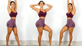 Slim Stomach Round Butt and Sexy Legs Home Workout No Equipment Needed [upl. by Attenra924]