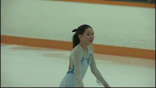 Natasha Frank Intermediate Free Skate 2021 USFS Championship Series [upl. by Engdahl]