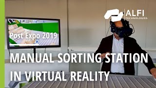 POST EXPO 2019  Manual sorting station in VR [upl. by Burkitt]