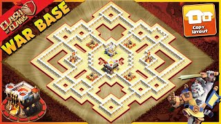 NEW STRONGEST WAR BASE Town Hall 11 TH11 With CopyLink 2022  Clash Of Clans 518 [upl. by Rosalee]