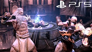 God Of War 3 Kratos Vs Zeus Final Boss Fight [upl. by Paucker]