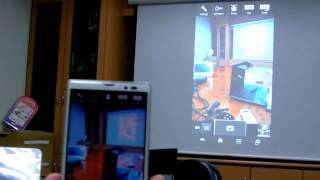 TEKXON WiFi Display Dongle Miracast Mode Testing by Sharp 106SH [upl. by Munson]