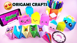 10 COOL PAPER CRAFTS YOU SHOULD TRY TO DO in Quarantine AT HOME  Origami Hacks [upl. by Cleavland]