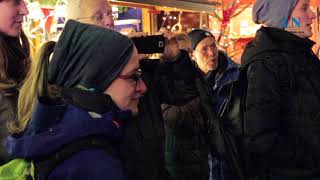 WeihnachtsmarktFlashmob auf dem Lübecker Markt [upl. by Couchman]