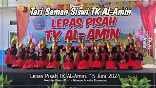 Tari Saman Siswi TK AlAmin [upl. by Royden778]