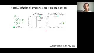 EcoMetabolomics Workshop 2024  Day 1 Session 6  Native Metabolomics Allegra Aron [upl. by Lowenstein]