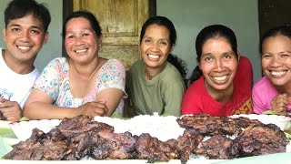 MUKBANG RIBSHACK OVERLOAD BARDAGULAN KASAMA MARITES SISTERS [upl. by Elysee108]