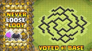 Clash of Clans  TH7 Farming Base BEST Town Hall 7 Defense Strategy With Air Sweeper 2015 [upl. by Hercule]