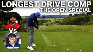 LONGEST DRIVE COMP  18TH HOLE ROYAL BIRKDALE [upl. by Annid]