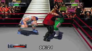 WWF WrestleMania 2000  Dude Love vs Blue Meanie vs Viscera [upl. by Ettedranreb]