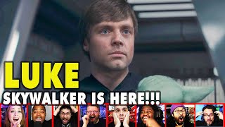 Reactors Reaction To Seeing Luke Skywalker On The Mandalorian Season 2 Episode 8  Mixed Reactions [upl. by Elliot]