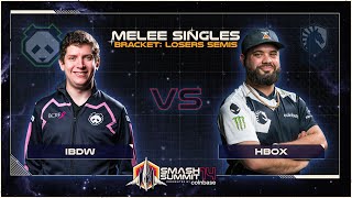 iBDW vs Hungrybox  Singles Bracket Losers Semis  Smash Summit 14  Fox vs Jigglypuff [upl. by Jaynell436]