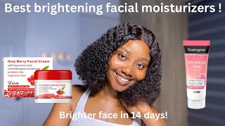 THE BEST BRIGHTENING FACIAL MOISTURIZERS YOU WILL NEED FOR GLOWING SKIN AND EVEN SKIN TONE [upl. by Edasalof]