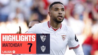 Resumen de Sevilla FC vs UD Almería 51 [upl. by Eelyma]