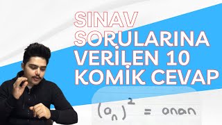 SINAV SORULARINA VERİLEN KOMİK CEVAPLAR 🤣 [upl. by Zelle848]