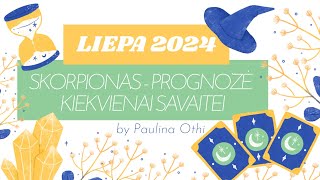 SKORPIONAS Liepos taro prognozė 2024  Paulina Othi [upl. by Atteyek]