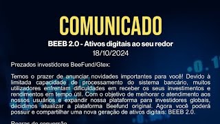 🪙 BEEB 20  A BEEFUND VAI COMEÇAR A PAGA EM USDT LANÇOU SUA PRÓPRIA MOEDA DIGITAL [upl. by Quita212]