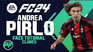 EA FC 24 ANDREA PIRLO FACE Pro Clubs CLUBES PRO Face Creation  CAREER MODE  LOOKALIKE [upl. by Nitram]