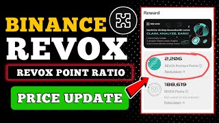 REVOX Token Point Ratio 🤑 REVOX Token Price Update 🤑 Revox Listing Update💲 [upl. by Adrell]