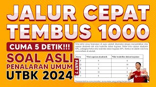 SOAL ASLI UTBK 2024 PENALARAN UMUM [upl. by Bierman]