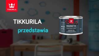 Tikkurila przedstawia Tikkurila Magnetic  farba magnetyczna [upl. by Lahsram998]