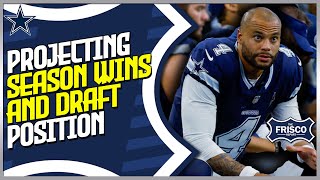 Projecting Dallas Cowboys Wins and Draft Position [upl. by Adnalro]