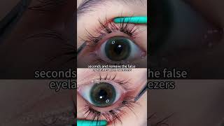 How to remove the selfadhesive eyelash glue that can last for more than 15 days [upl. by Gemina]