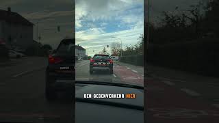 Kreuzungen nicht verstopfen fahrschule heilbronn fahrprüfung führerschein viralvideo shorts [upl. by Magnus]