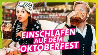 Laute Band und grölende Besucher Schlaf auf dem Oktoberfest ein  Das schaffst du nie [upl. by Loftis]