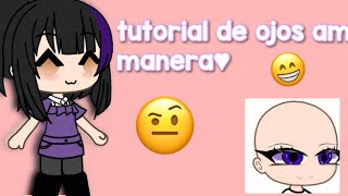 tutorial de ojos para gacha life gacha club gacha xd no veas la descripción 🤨 [upl. by Trstram]