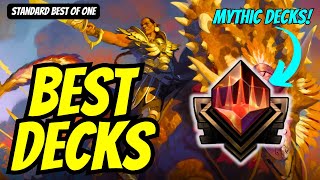 Best Decks Standard Best of One Bo1  Mythic Rank MTG Arena [upl. by Ecurb950]