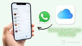 3 Façons Comment restaurer les discussions WhatsApp à partir diCloud [upl. by Durwood]