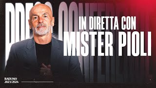 In diretta con Mister Pioli  Intervista esclusiva e Conferenza Stampa [upl. by Corwin834]